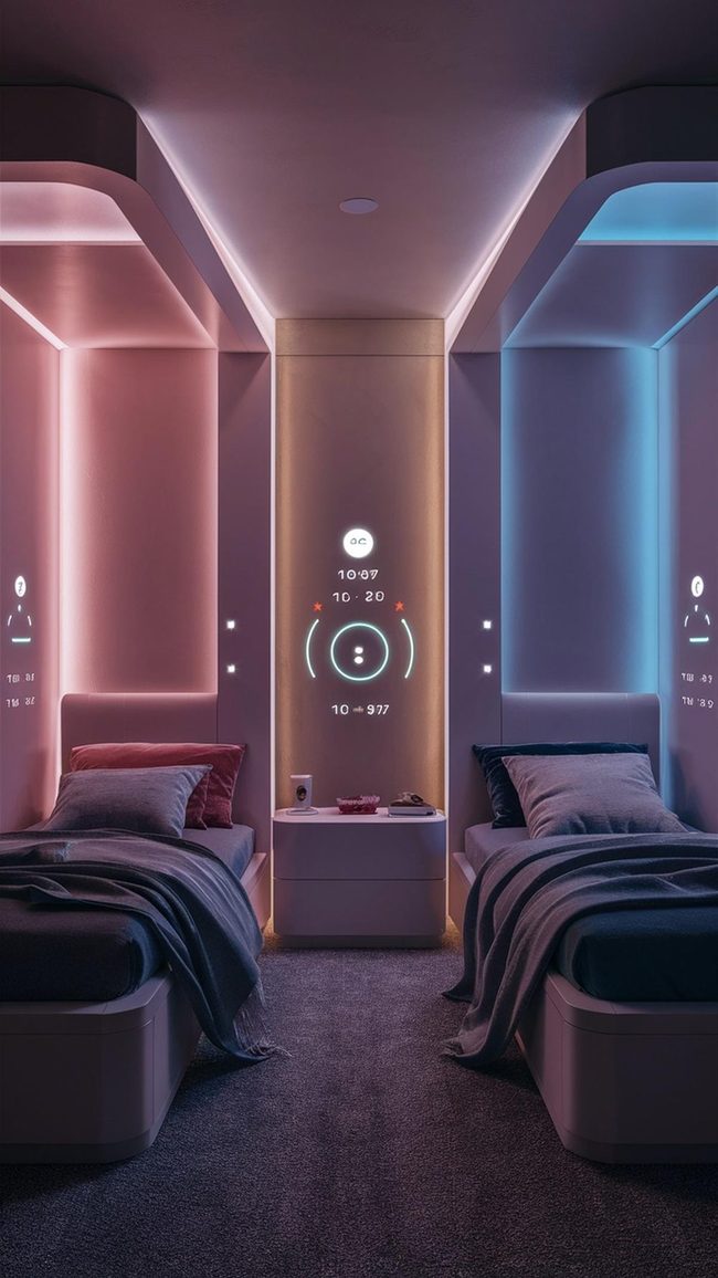 Smart Pendant Lamps Control Shared Sleep