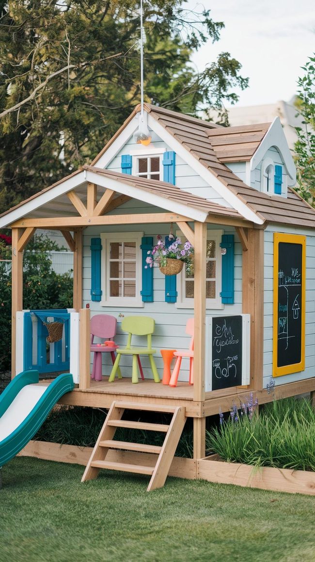 Backyard Playhouse Kids Love