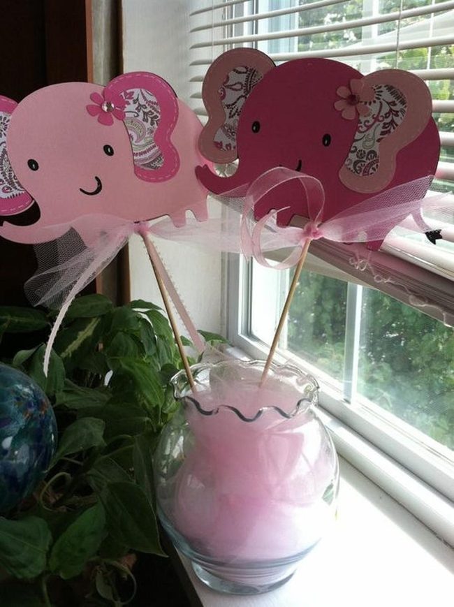 Pink Elephants In Glass