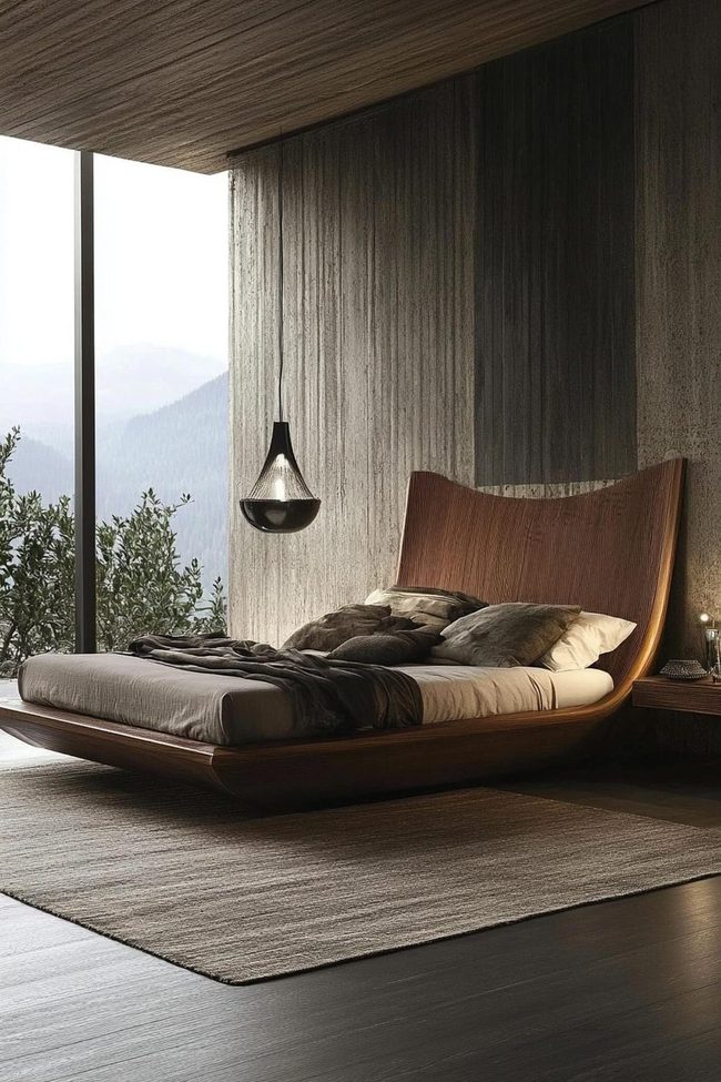 Brown Grain Meets Modern Lines