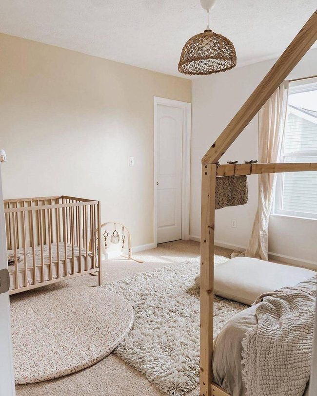 Dual Wooden Beds, Shared Growth