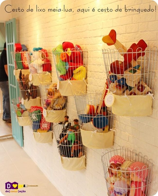 White Brick Toy Display
