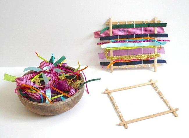 Colorful Ribbons On Wood