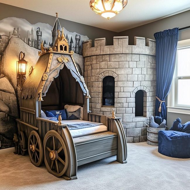 Soft Castle Murals and Thrones