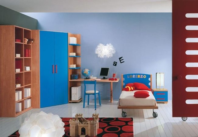 Blue Bedroom Rainbow Energy
