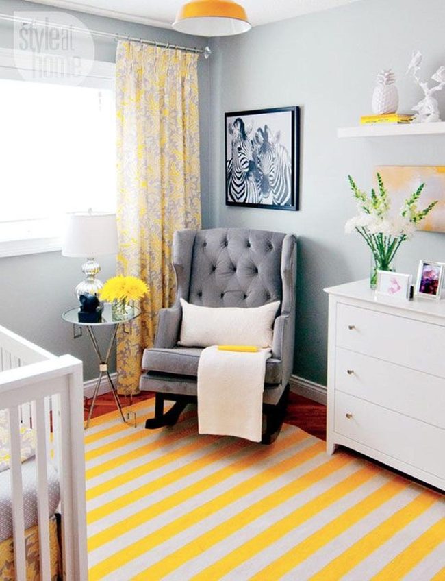 Yellow Striped Nursery Sanctuary
