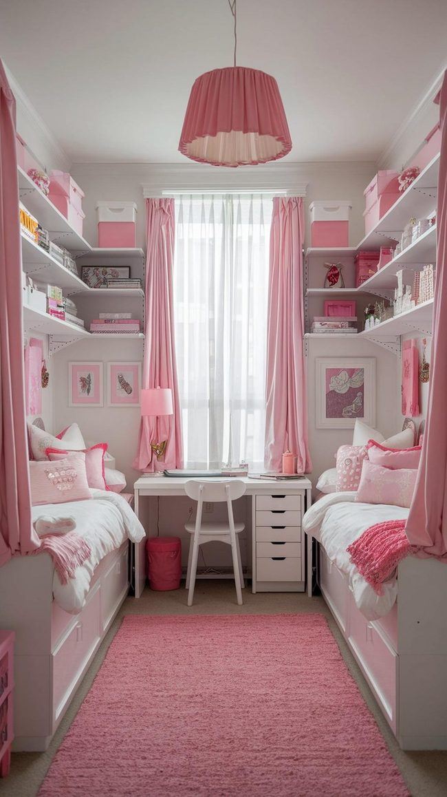 Pink School Supplies Set