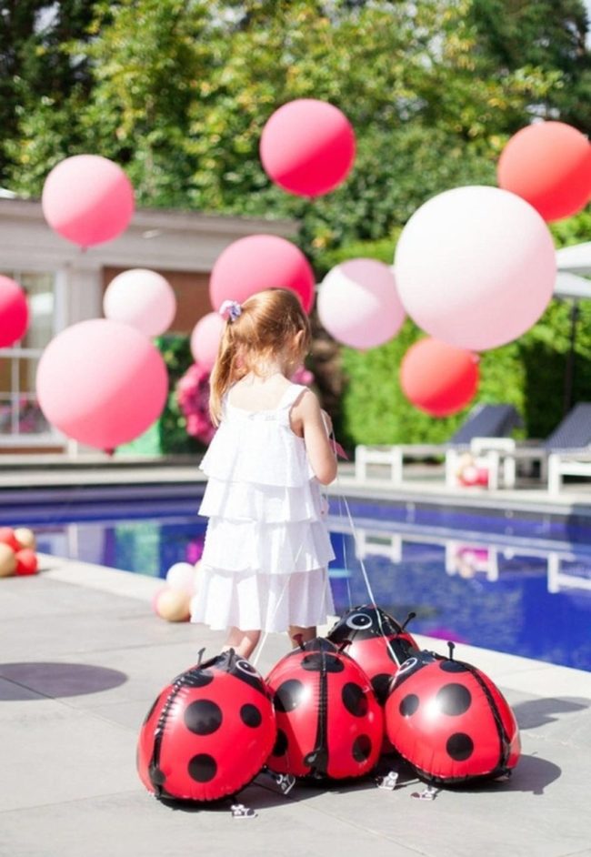 Red Balloon Pool Party