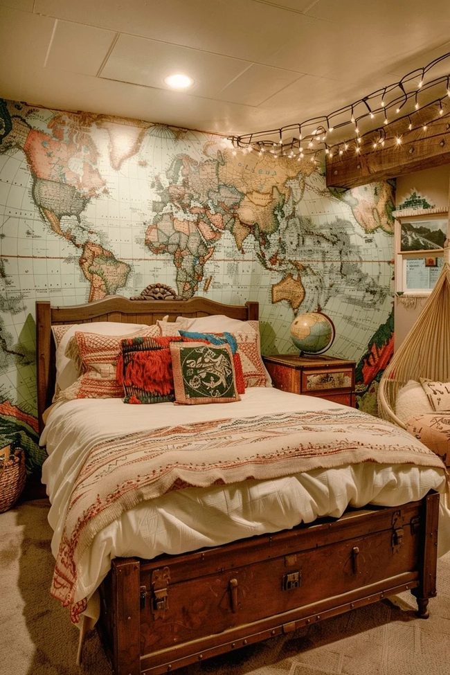 World Maps And Wanderlust Walls