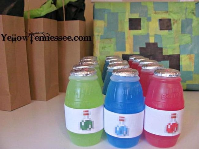 Minecraft Potion Bottles Trio