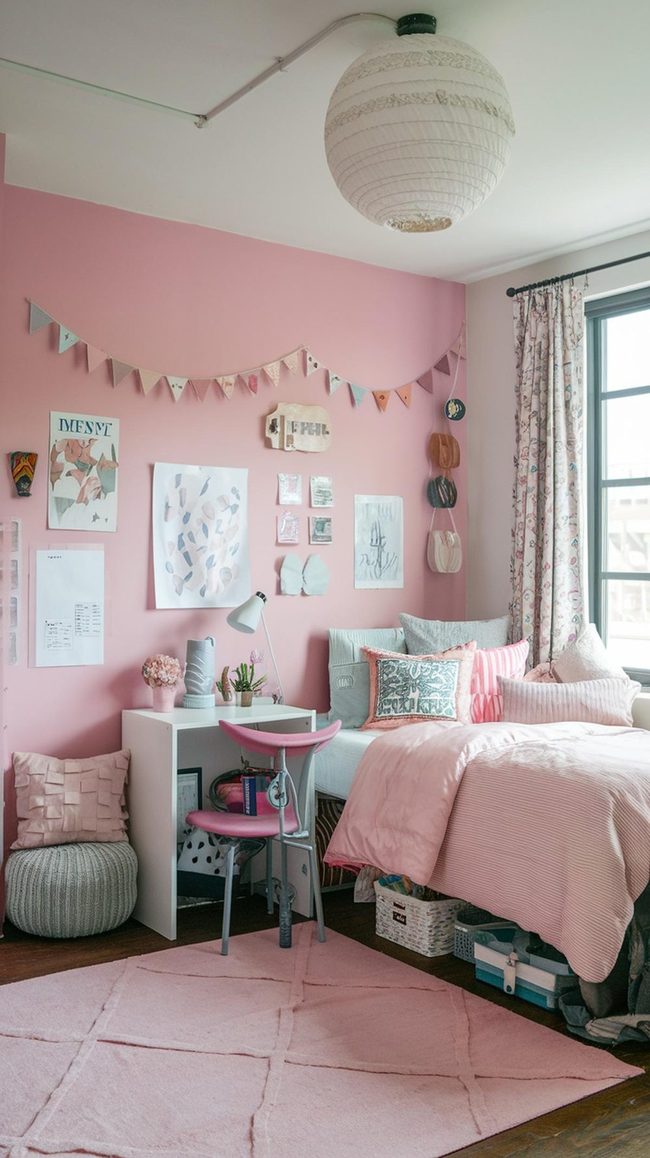 Rainbow Book Wall Display