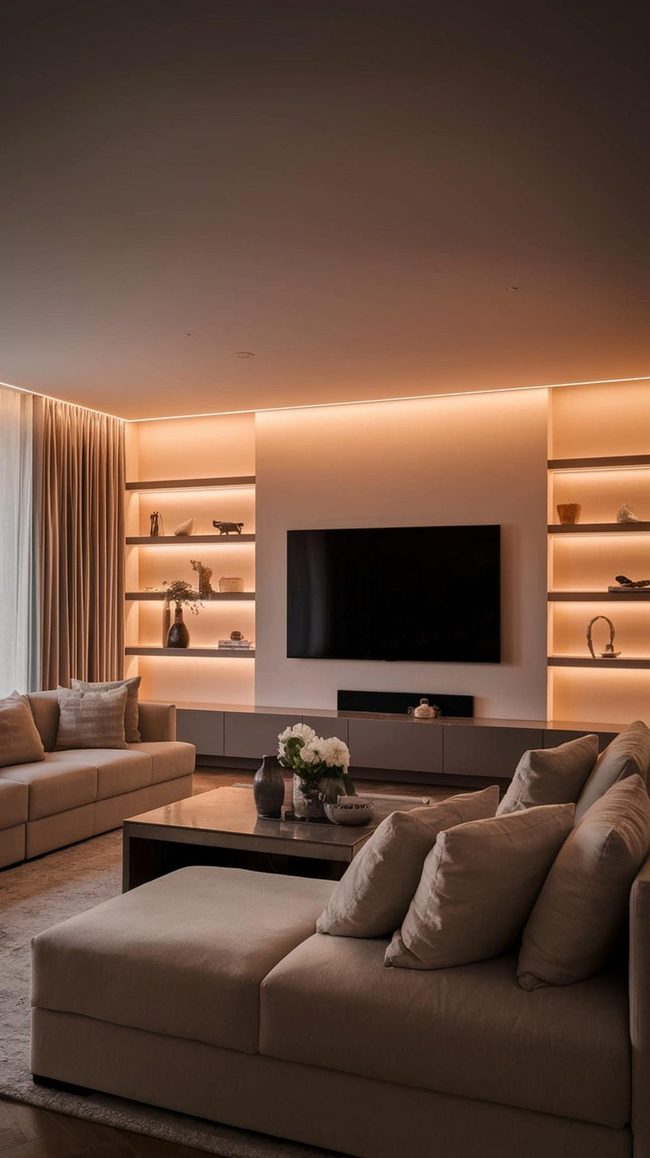 Clean-Line Tv Wall Storage