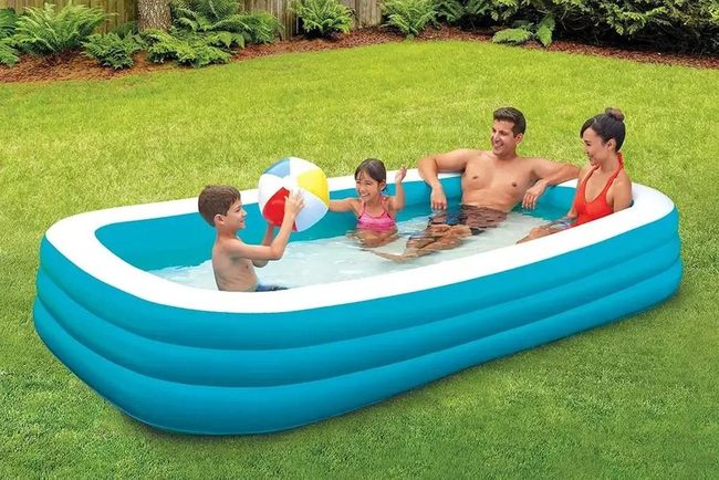 Inflatable Pool Backyard Oasis