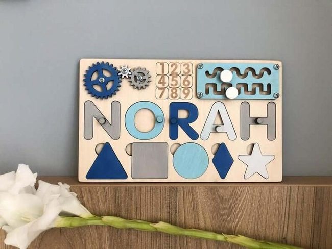 Natural Wood Learning Display