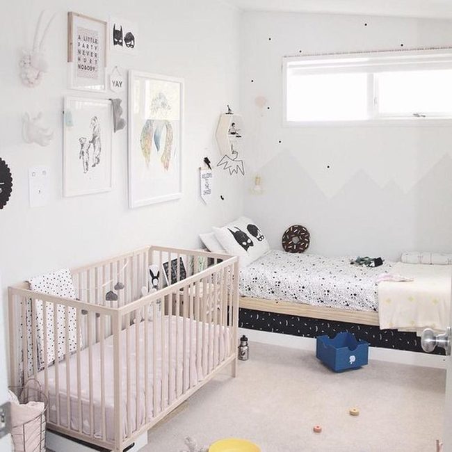 Black And White Geometric Kids Rooms