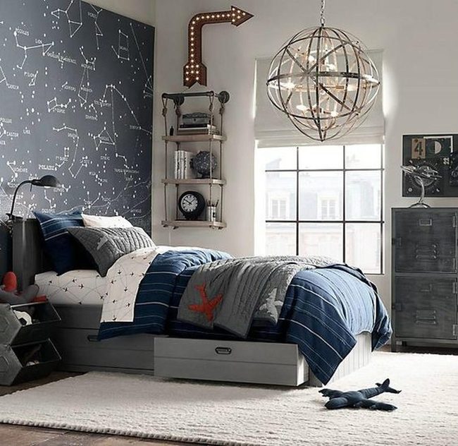 Starlit Blue Bedroom