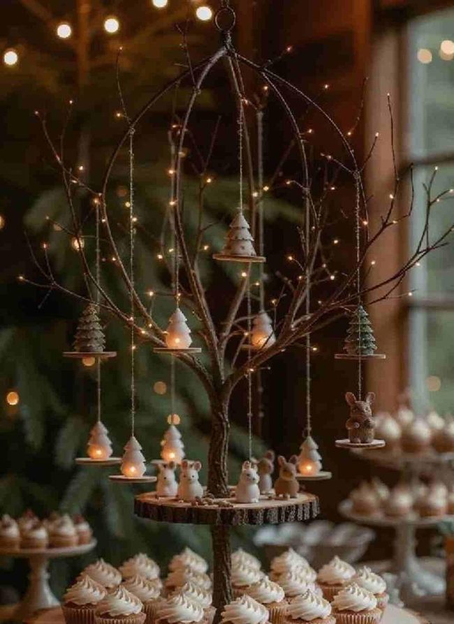 Spinning Woodland Animal Mobile