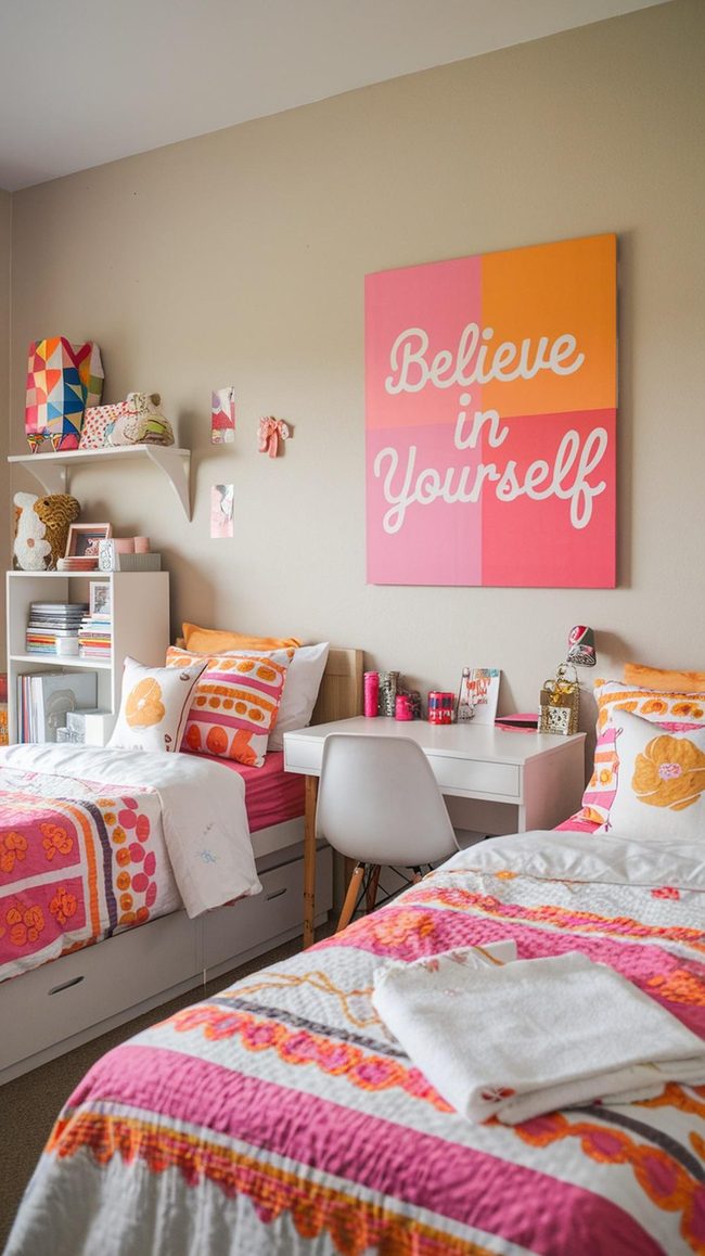 Pink Marble Statement Wall