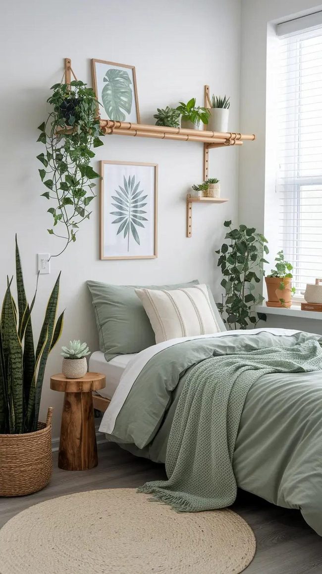 Green Plant Dorm Sanctuary