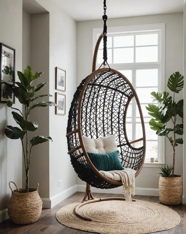 Macrame Swing Corner Retreat