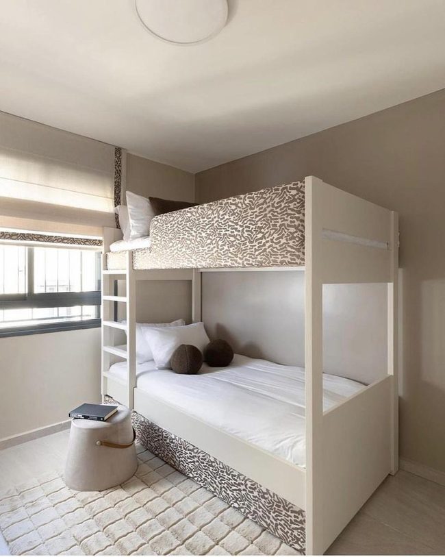 Neutral Bunk Beds, Smart Storage