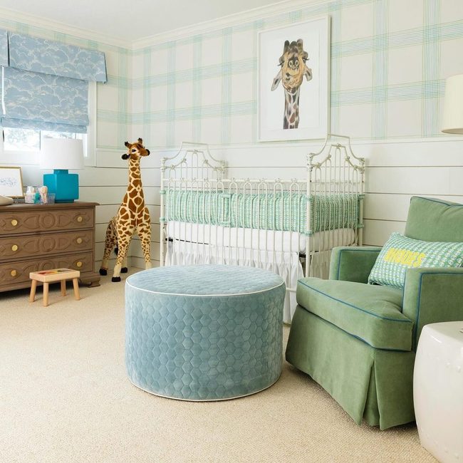 Giraffe Pastel Nursery Paradise