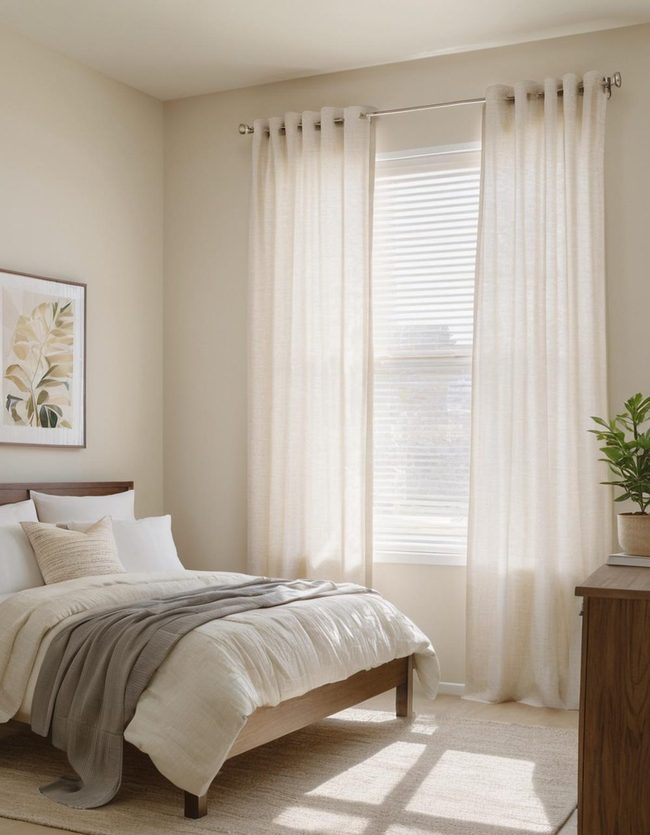 Sheer Curtains Transform Dorm Spaces