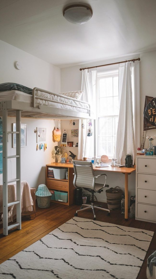 Compact Height-Adjustable Bedside Station