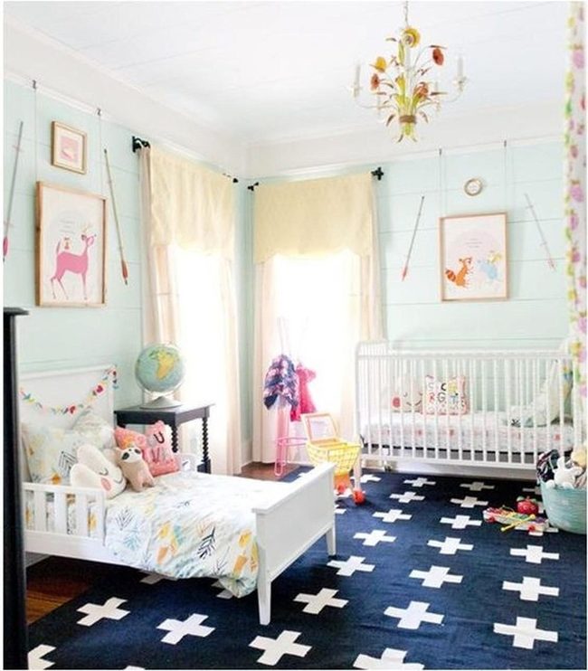 Flower Chandelier Kids' Room