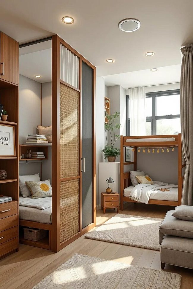 Translucent Bamboo Space Dividers