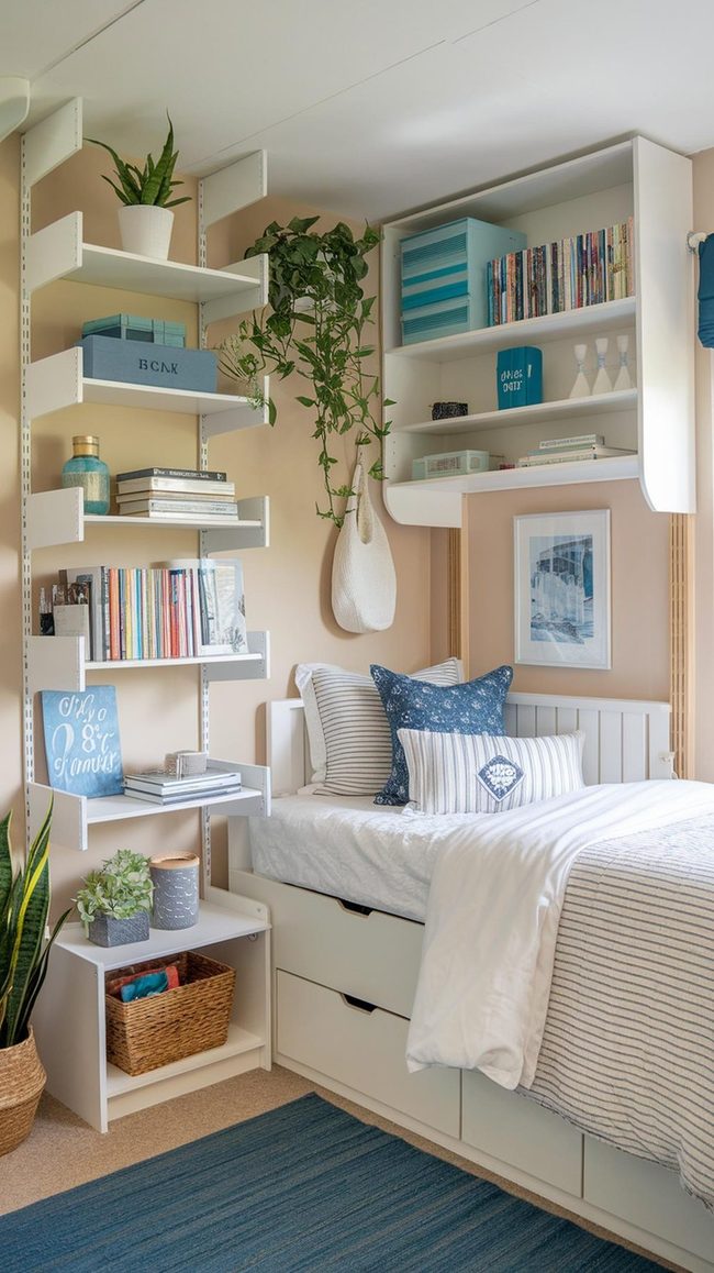 Clear Plastic Under-Bed Organization