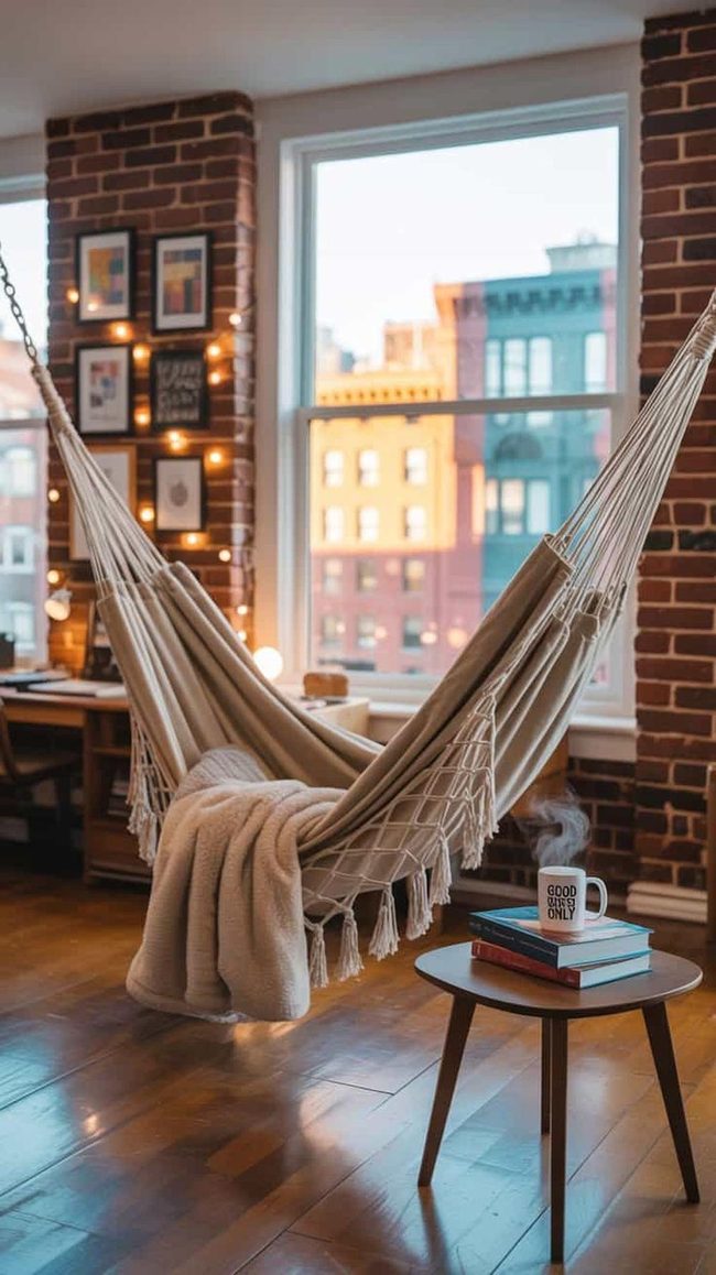 Suspended Seating Saves Space