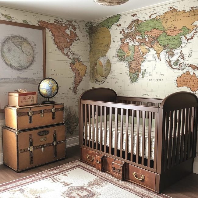 Little Explorer'S World Map