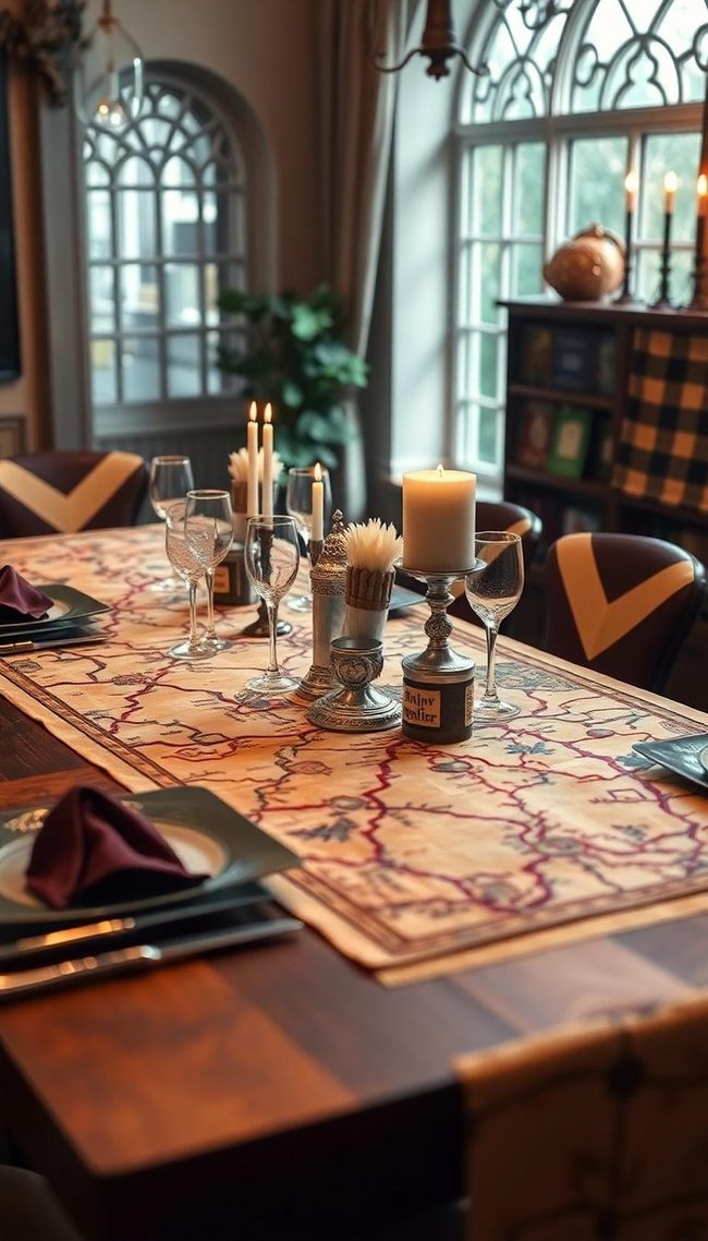 Marauder'S Map Table Runner Details