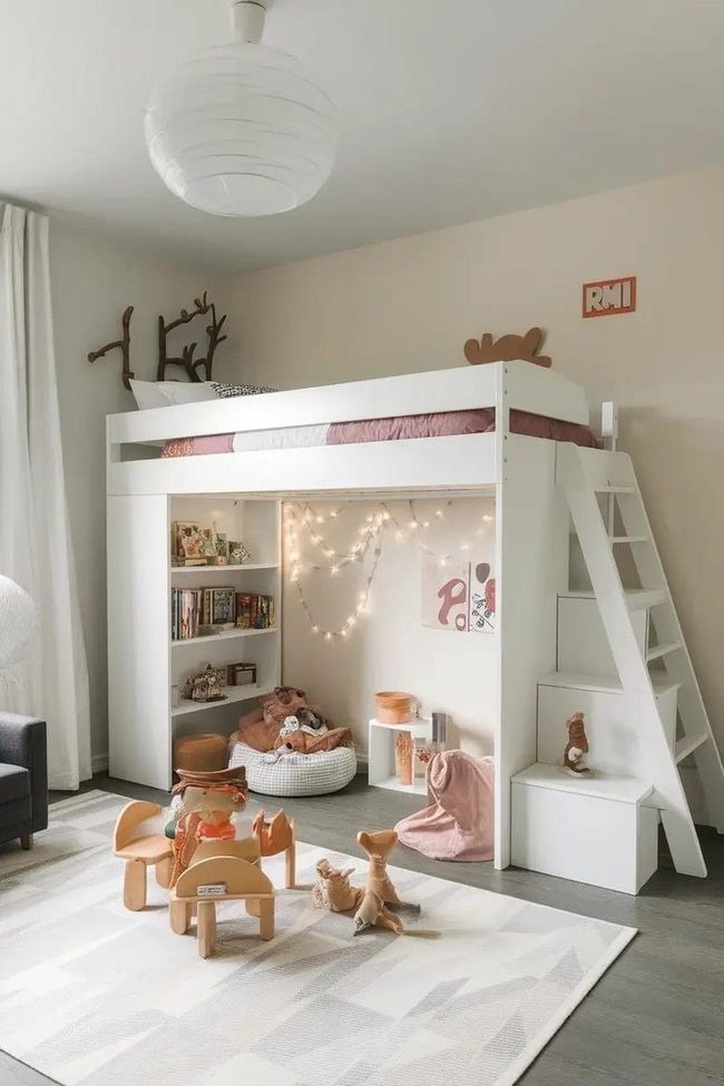 Loft Bed Slide Hideaway For Kids