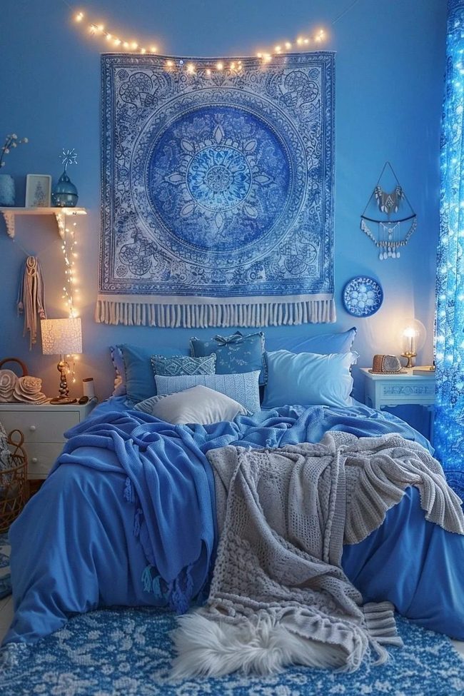 Blue Bedroom Calm Retreat