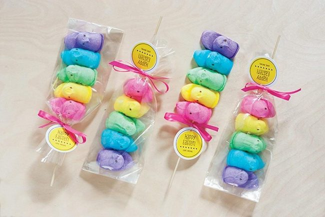 Pastel Marshmallow Rainbow Sticks