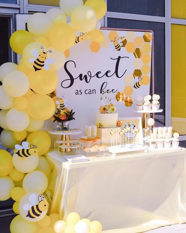 Yellow Balloon Bee Celebration