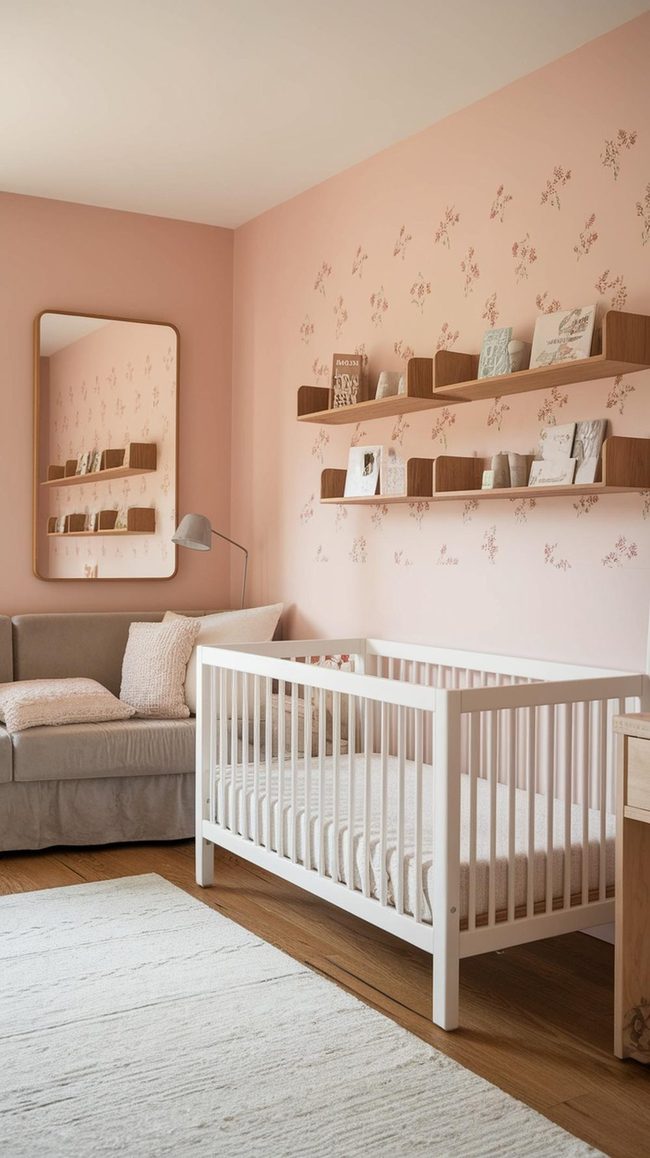 Space-Smart Pale Nursery With Built-In Storage
