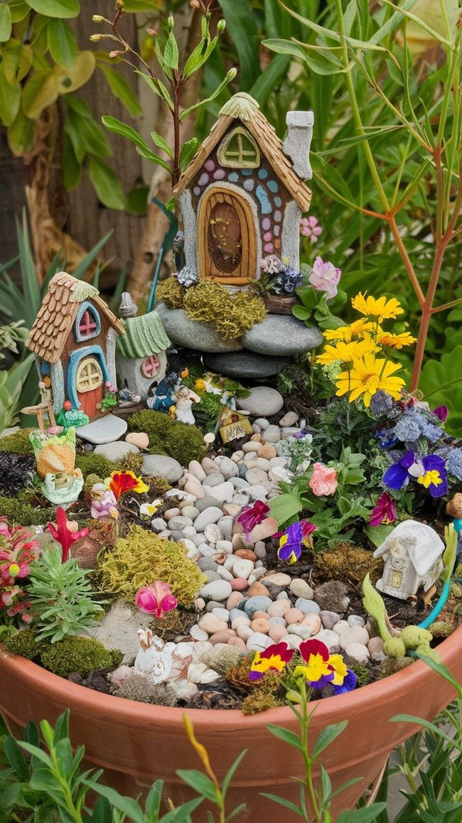 Tiny Houses Moss Pebbles Wonderland