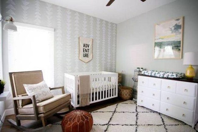 Brown Blanket Nursery Simplicity