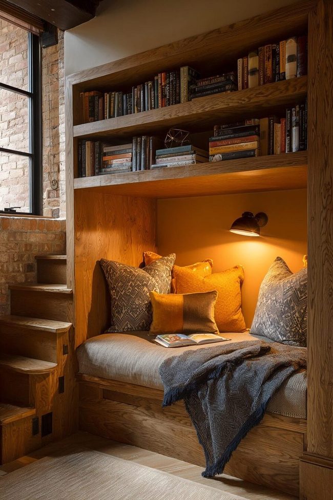 Cushioned Under-Bed Reading Retreat
