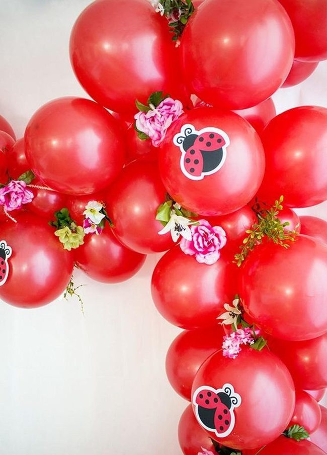 Red Balloons, Pink Florals, Pure Joy