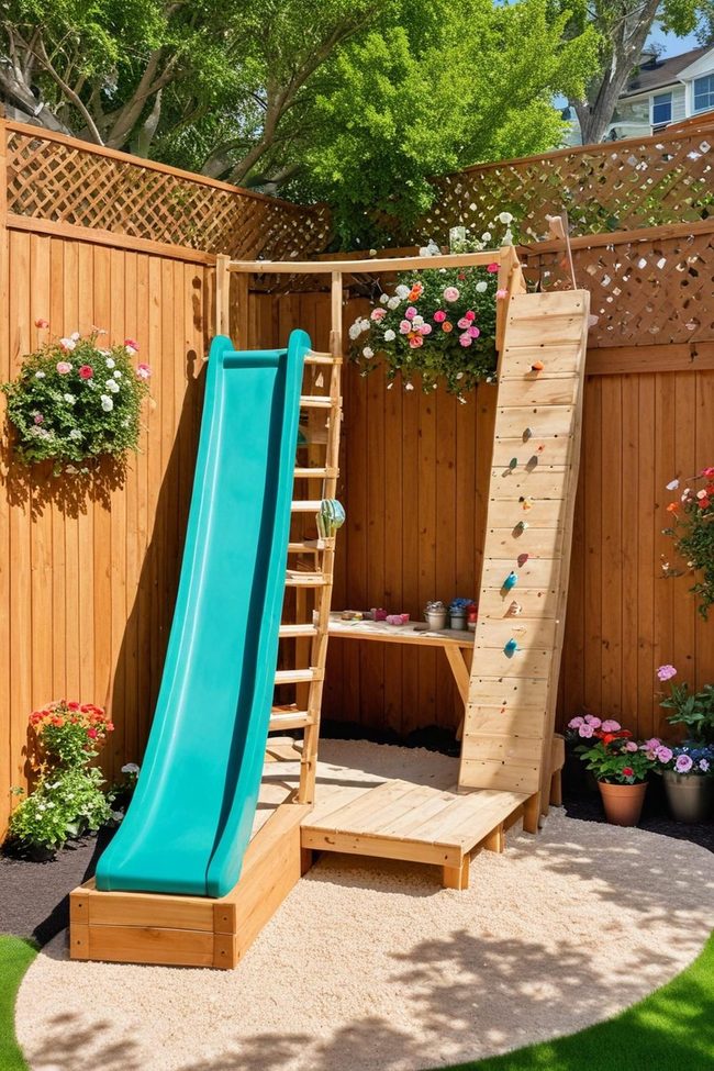 Vertical Play Saves Ground Space