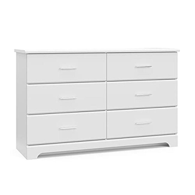 White Nursery Dresser Storage