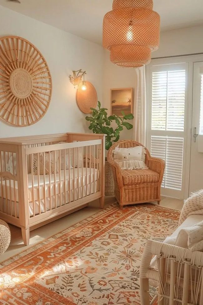 Terracotta Circles And Woven Warmth