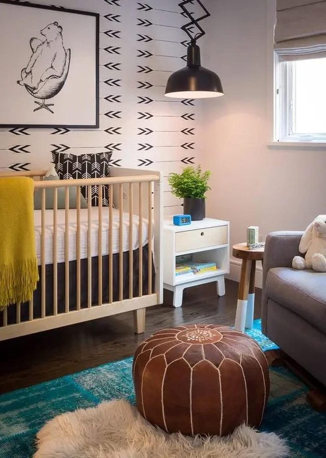 Black Pendant Lights Modern Nursery