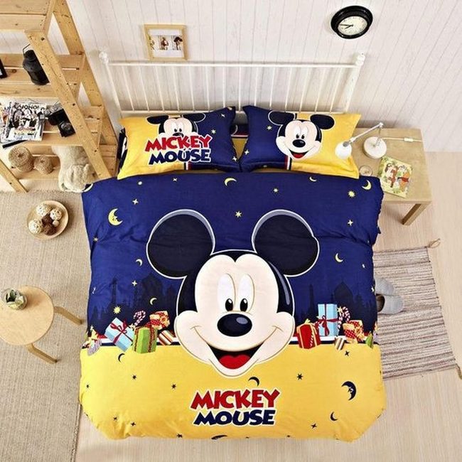 Giant Mickey Blue And Yellow