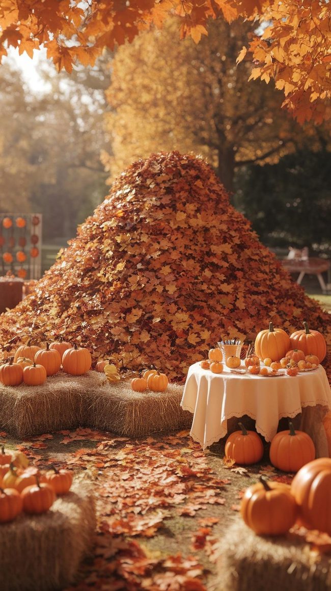 Golden Leaves, Pumpkins, Family Fun