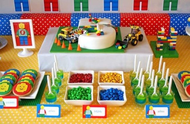 Toy Trucks Cake Centerpiece